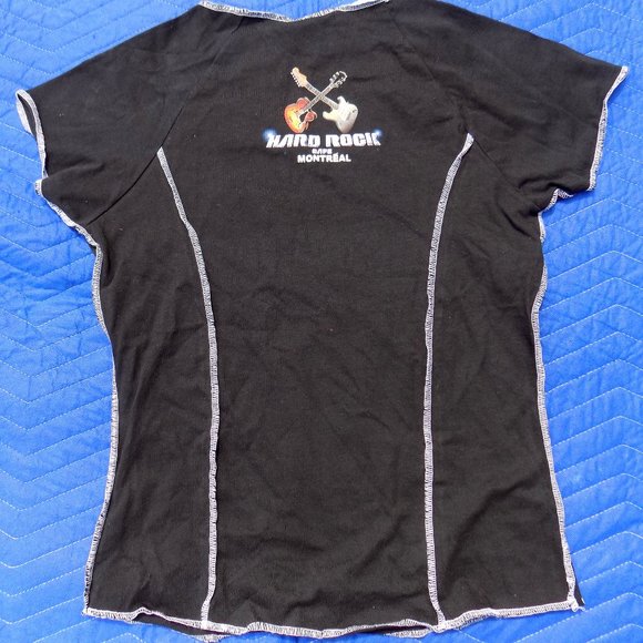 Hard Rock Cafe Montreal Capped Sleeve T Shirt - Picture 4 of 5